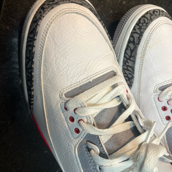 Sz 11.5 Air Jordan 3 Retro GS \'Fire Red\' 2022 main image 5